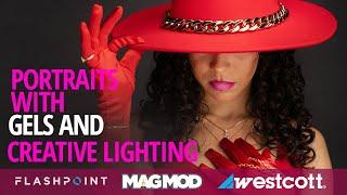 Westcott X-Drop & MagMod Gels - Portraits with creative lighting