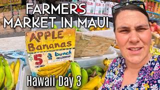 Exploring Farmers Market & A New Beach | Hawaii Day 3