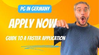 PG Application in Germany for Foreign Doctors: Step by Step Guide