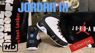 JORDAN IX (JORDAN 9) UNIVERSITY BLUE- UNBOXING AND REVIEW #Vlogmas