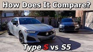 How does the 2025 Acura TLX Type S compare to an Audi S5? - Review