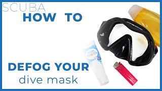 How To Prepare A New Dive Mask #scuba #snorkeling