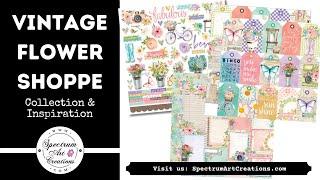 Vintage Flower Shoppe by Simple Stories #SpectrumArtCreations @SimpleStoriesTV