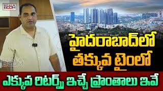 Land Rates Around Hyderabad | Basha Bhai | Where to Invest In Hyderabad Real Estate | Real Boom