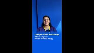 Essential bond in trauma therapy: strong client-therapist relationship.