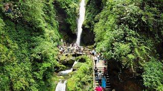 Kanchenjunga Waterfalls, West Sikkim.