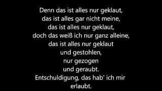 Die Prinzen - Alles nur geklaut - lyrics