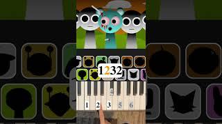 sprunki 1.5 sky piano tutorial #short