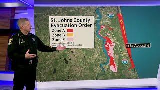 St. Johns County sheriff explains mandatory evacuations