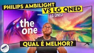 Comparativo | TV Philips THE ONE 2023 (PUG8808) vs TV LG QNED80SRA 2023 -  Saiba qual COMPRAR!