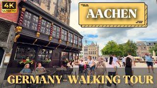 4K Walking Tour of Aachen, Germany | Explore Historic Aachen Old Town Charm, and Iconic Landmarks