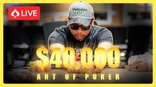 ALL-IN Action In $40,000 Art of Poker Tournament