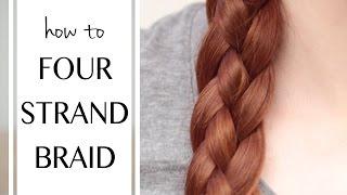 Four Kinds of Four Strand Braids, and How to Do Them on Yourself!