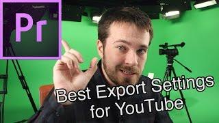 Best Export Settings for YouTube - Adobe Premiere Pro CC