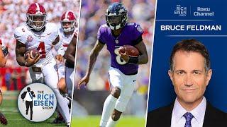 CFB Insider Bruce Feldman: How Bama QB Jalen Milroe Compares to Lamar Jackson | The Rich Eisen Show