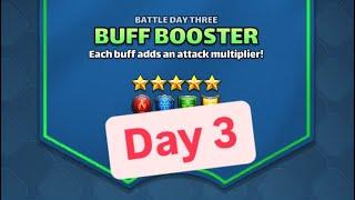 Empires & Puzzles Tourney : 5 ⭐️ Buff  Booster  Day - 3