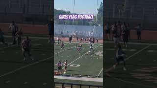 Girls High school flag football #youtube #shorts #tahitianthunder #flagfootball #sports #football