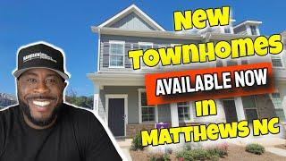 Spacious New Townhouses  in Matthews NC | Highly Sought After Charlotte Suburb | Harmony at Matthews