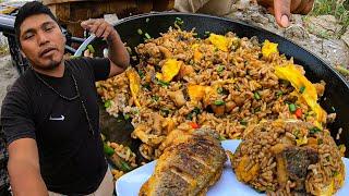 Preparamos Arroz CHAUFA de PESCADO a la orilla del Río