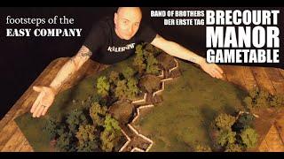 Tabletop Terrain: Band of Brothers Game Table Brecourt Manor