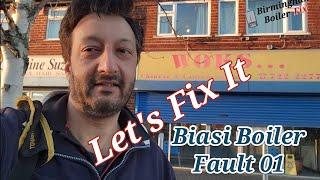 Biasi faulty error 01 boiler repair Birmingham Sheldon uk diagnosis and fix Domestic and Commercial