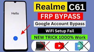 Realme C61 RMX3933 FRP Bypass Without Pc Android 14 | Realme C61 Frp Unlock - Remove Google Account