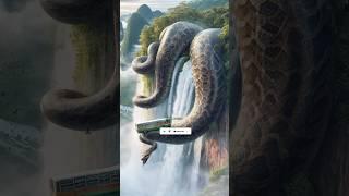 AI Nature Exploration | Amazing Scenery | Giant Python #shorts #trending #wow