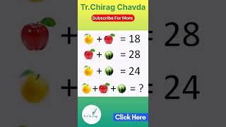 @Mseries8 Maths problem #Tr chirag chavda #reasoning #youtube #shorts #maths #sci