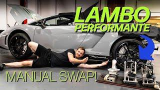 Lamborghini Performante manual gearbox swap!