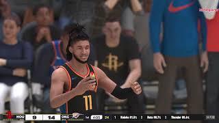 NBA HOUSTON ROCKETS  vs OKLAHOMA CITY THUNDER  GAMEPLAY PS5 UHD