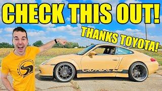 I Turned My LS Widebody Porsche 911 Into A REAL LEGIT STREET CAR Using TOYOTA Parts & Lots Of Work!