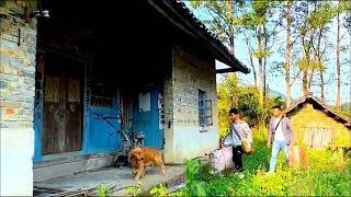 His wife's birthday, man secretly renovate old house with a beautiful garden making her very happy