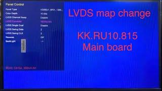 How to change Ti mode or mirror change and LVDS map for KK.RU10.815 (kitking).