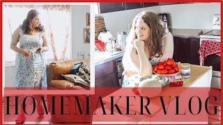 Day in the Life of a Homemaker + Clean with Me | Summer Homemaking in the Country