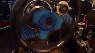 FFB DIY Arduino Leonardo SIM Wheel.