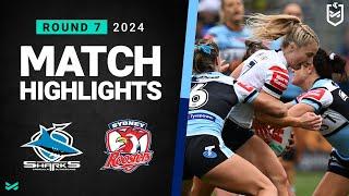 NRLW 2024 | Sharks v Roosters | Match Highlights