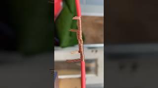 Beautiful and sturdy 7-core wire twisting technique  #electrician #election #tips