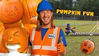 Fun with Pumpkins | Handyman Hal carves pumpkins | Pumpkin Catapult