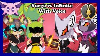 Sonic Forces: Lv 16 Surge(Valhalla) Vs Lv 16 Infinite (Warlock) With Voice