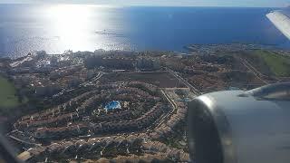 Landing at Tenerife Sud - Reina Sofia Airport