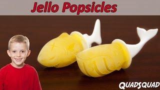 JELLO Popsicle Recipe for Kids - Ice Lolly Summer Treat by QuadSquad