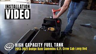 S&B 60 Gallon Replacement Fuel Tank for 2013-2023 Dodge Ram Cummins 6.7L Crew Cab Long Bed