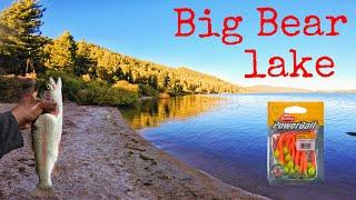 Trout fishing using Berkley powerbait | Big Bear lake (catch and cook)