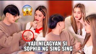 YAJI NILAGYAN SI SOPHIA NG SING SING  LAGOT SYA KAY SABBY  #sabbyandsophia #yajifigueroa