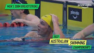 New World Record Zac Stubblety-Cook Men's 200M Breaststroke | 2022 Australian Swimming Championships