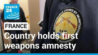 Weapons amnesty: French urged to handover undeclared guns • FRANCE 24 English