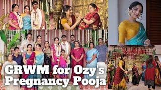 GRWM for Ozy’s Pregnancy Pooja Ceremony| Ishaani Krishna.