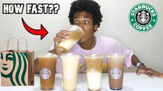 I Drink 4 Large Cups of Iced Coffee Fast!!