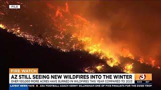 Arizona still seeing wildfires during winter months