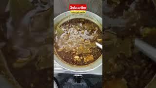 Maa ne banaya mutton kala masala rassa curry fry Alani soup #maa #mutton #fry #cooking #food #shorts
